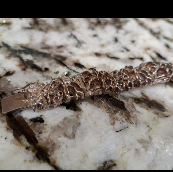 JUHLS KAUTOKEINO Sterling Silver Brutalist TUNDRA Bracelet #750 Norway - Picture 9 of 12